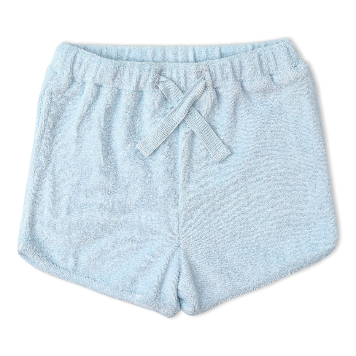 Makemake Organics Organic Sleeveless Tee & Shorts Set - Light Blue