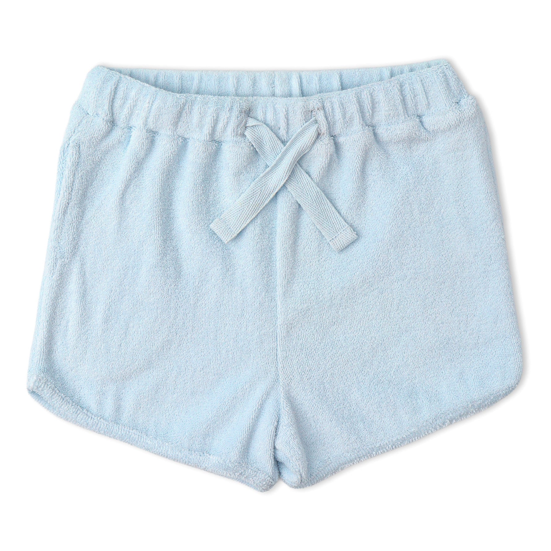 Makemake Organics Organic Sleeveless Tee & Shorts Set - Light Blue