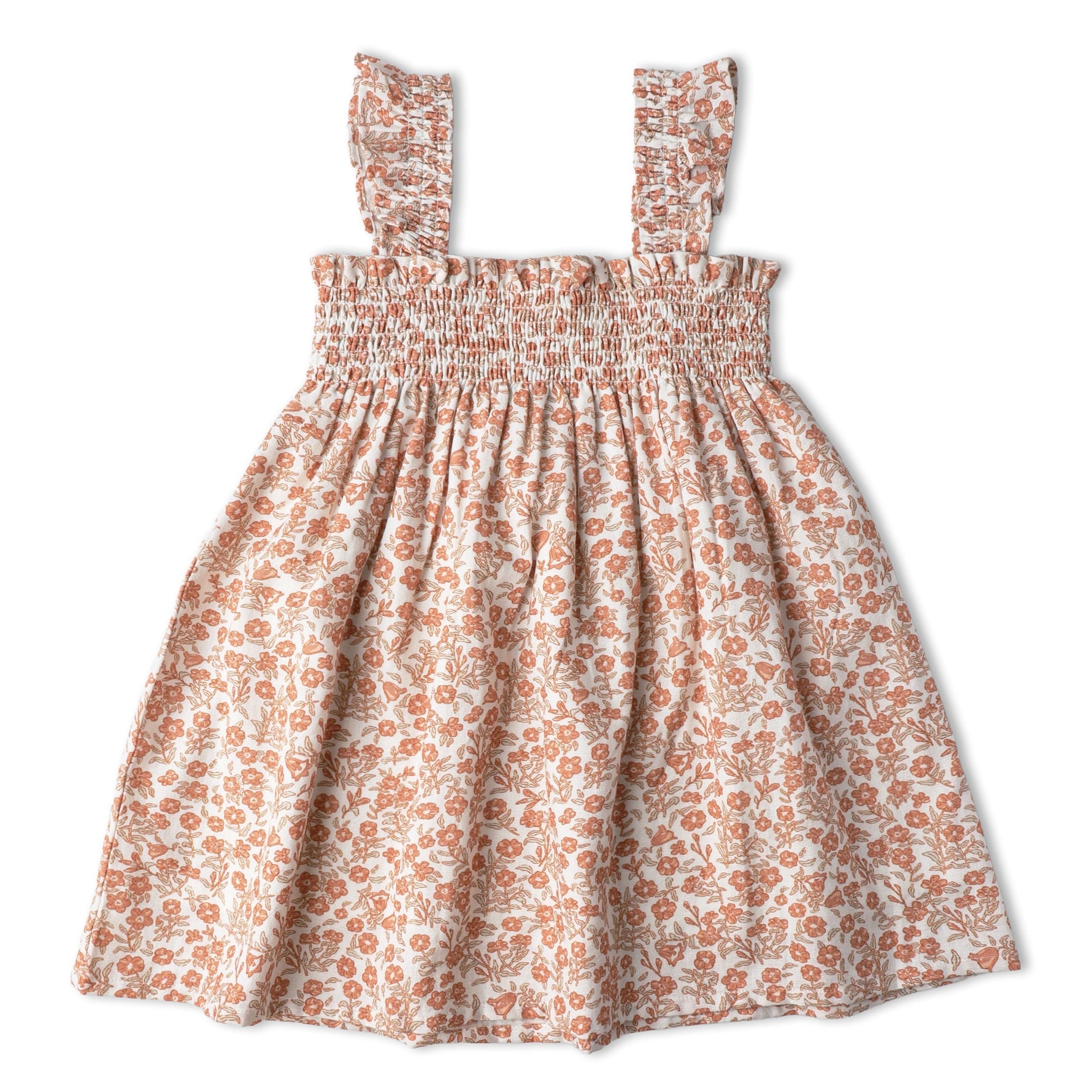 Makemake Organics Organic Smocked Sundress - Sienna