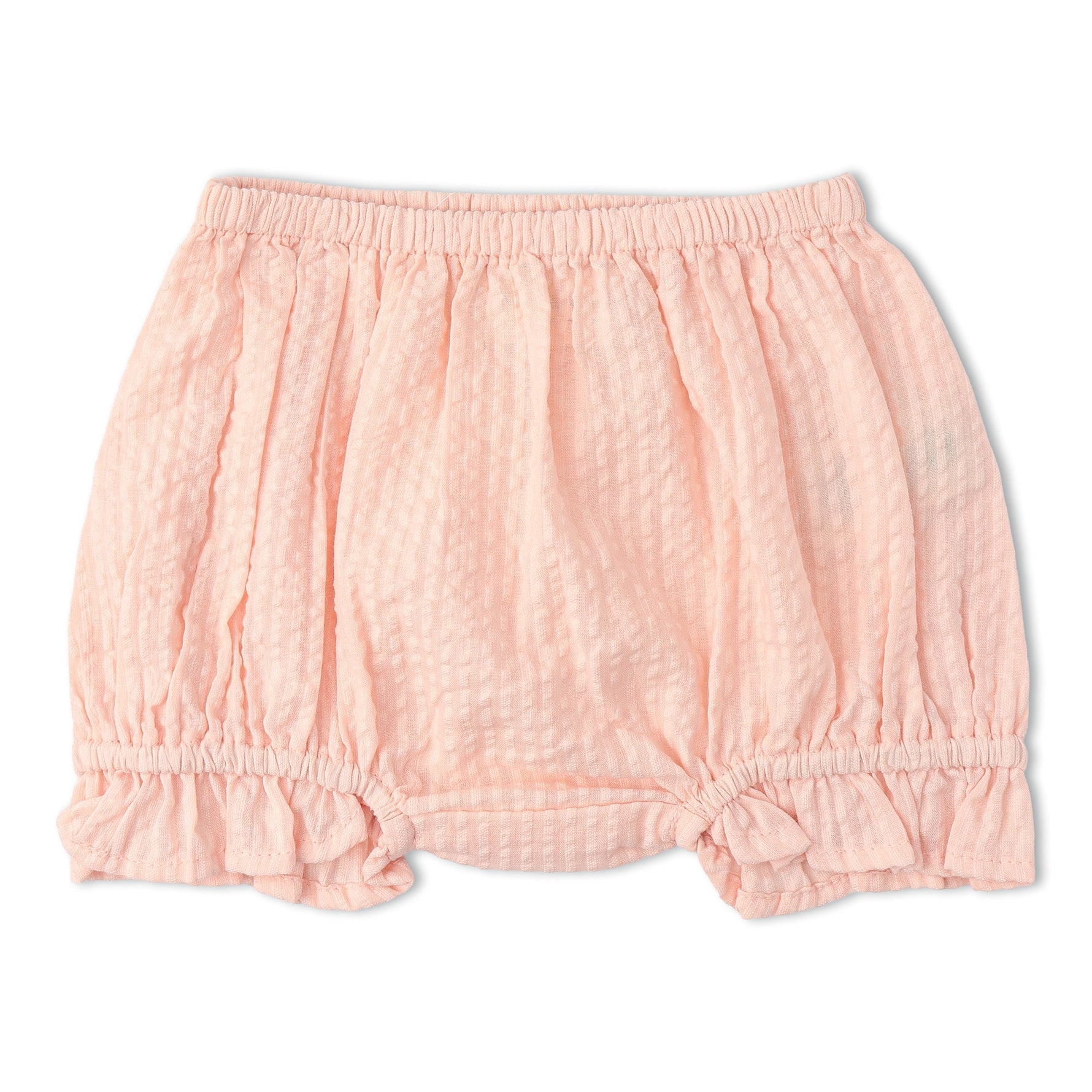 Makemake Organics Organic Smocked Top And Bloomer Set - Blush