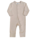 LUCY LUE ORGANICS Organic Snap Romper | Fawn - Everetts Place Boutique - 