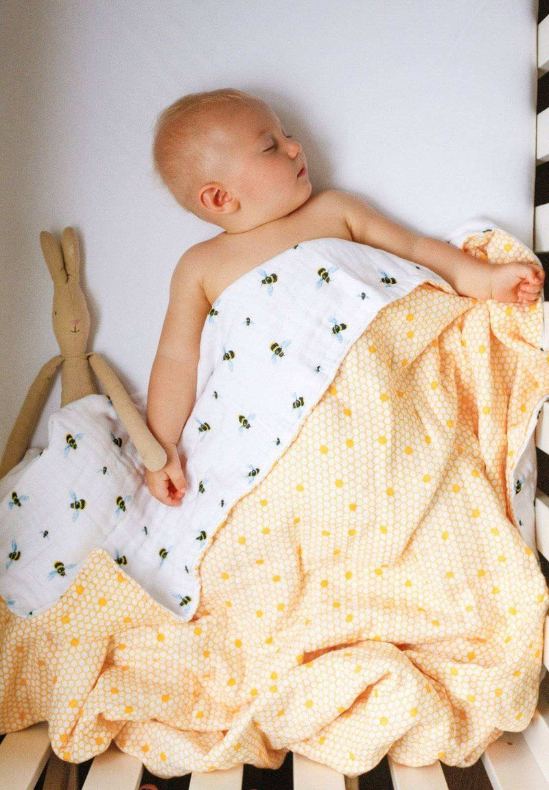 Organic Snug Blanket - Bees - Everetts Place: Online Boutique - Gifts