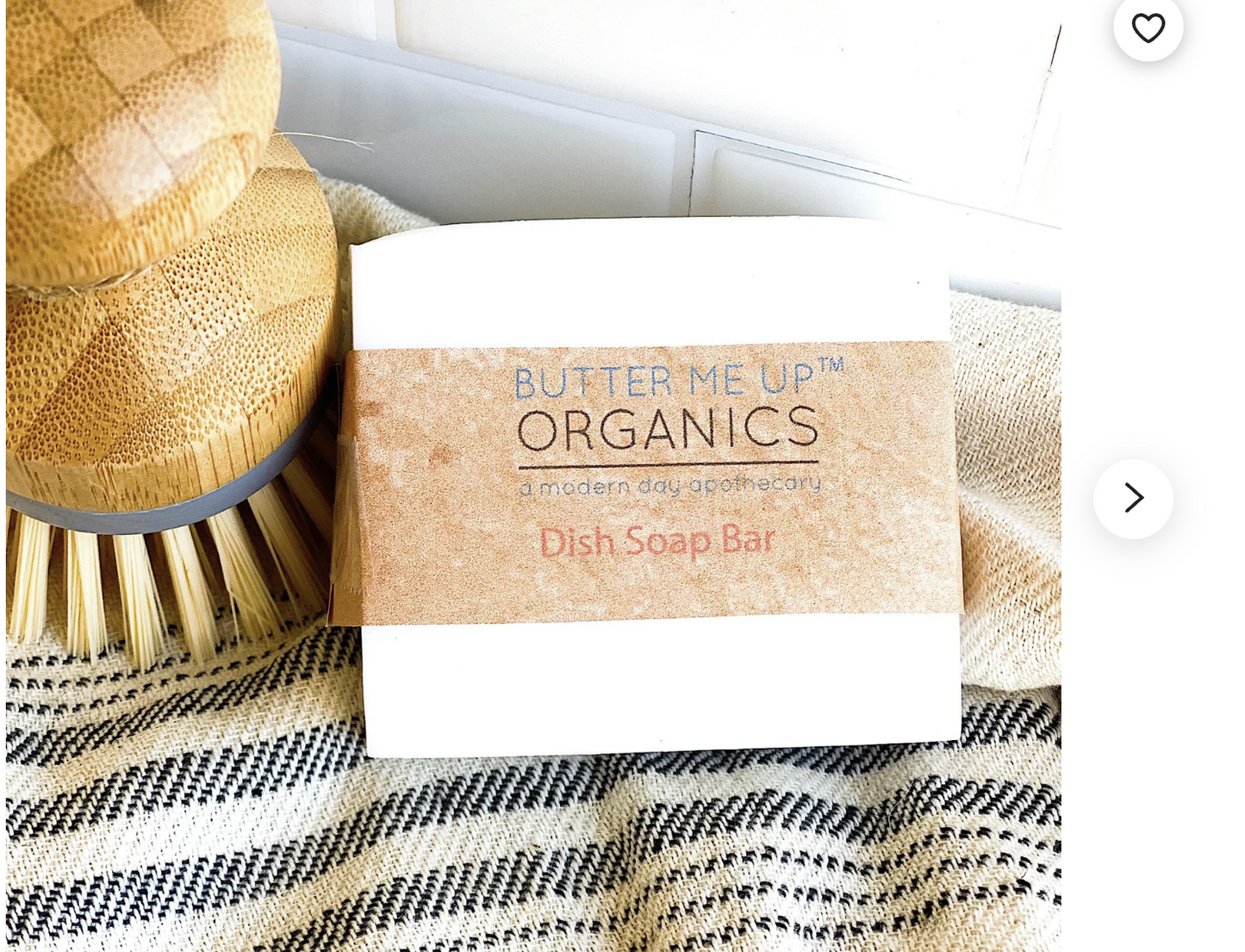 Organic Solid Dish Soap Bar Eco Friendly Long Lasting Palm Oil Free Butter Me Up Organics