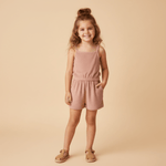 Organic Tank Romper - Clay - Fashion, Pink, One-piece garment, Dress, Baby & Toddler Clothing | Everetts Place