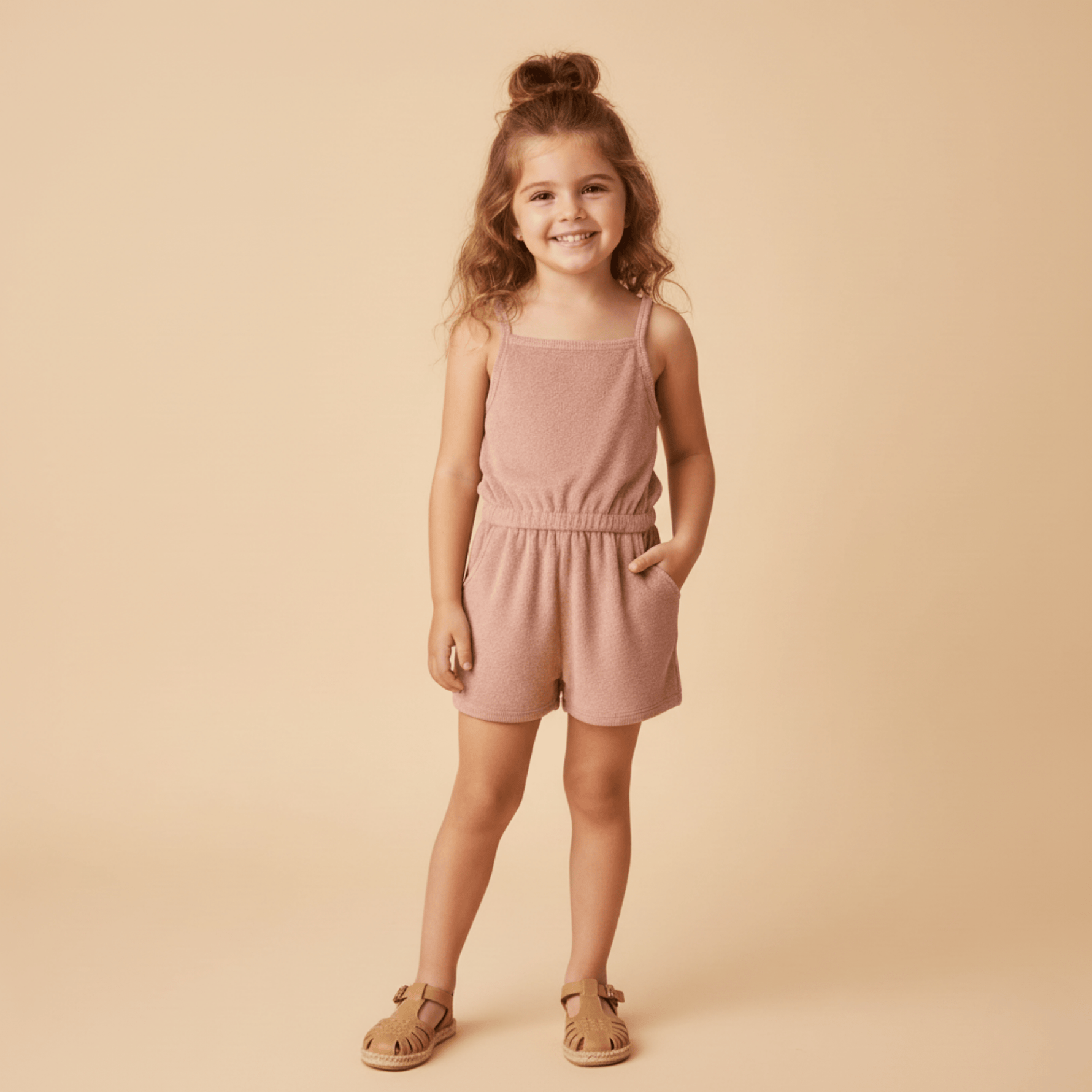 Organic Tank Romper - Clay - Fashion, Pink, One-piece garment, Dress, Baby & Toddler Clothing | Everetts Place
