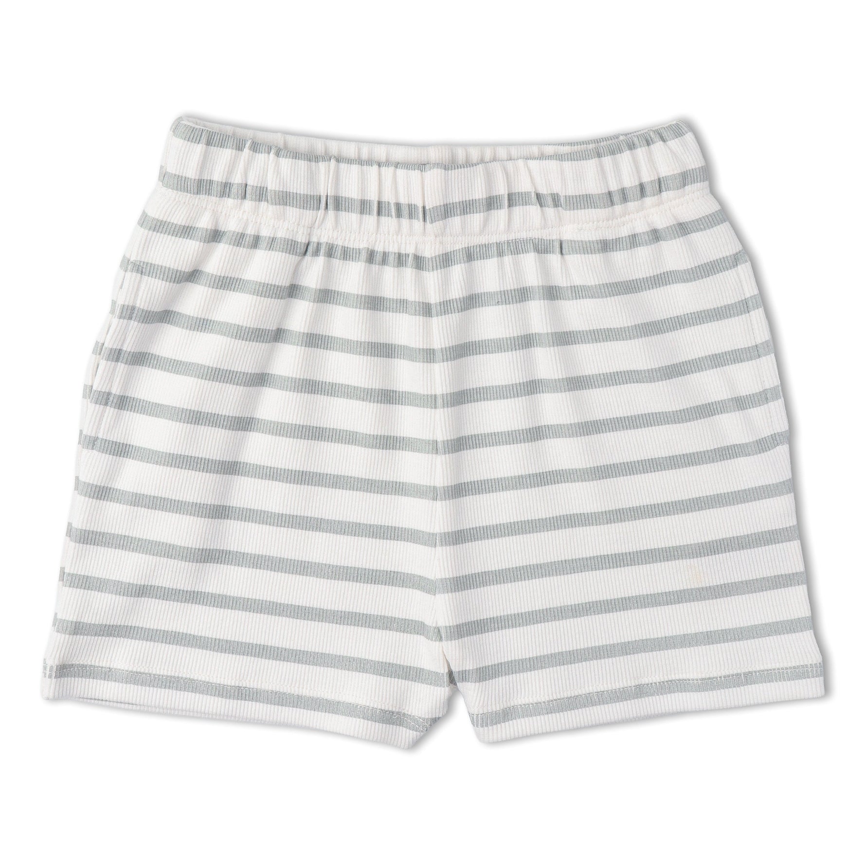Makemake Organics Organic Tank Top & Shorts Set - Fog Stripes
