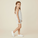 Organic Tank Top & Shorts Set - Fog Stripes - Sleeveless shirt, Fashion, One-piece garment, Day Dress, Fashion design | Everetts Place