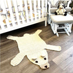 Finn + Emma Organic Wool Play Mat + Nursery Rug | Polar Bear - 