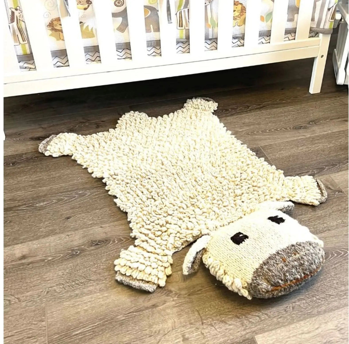 Finn + Emma Organic Wool Play Mat + Nursery Rug | Sheep - 