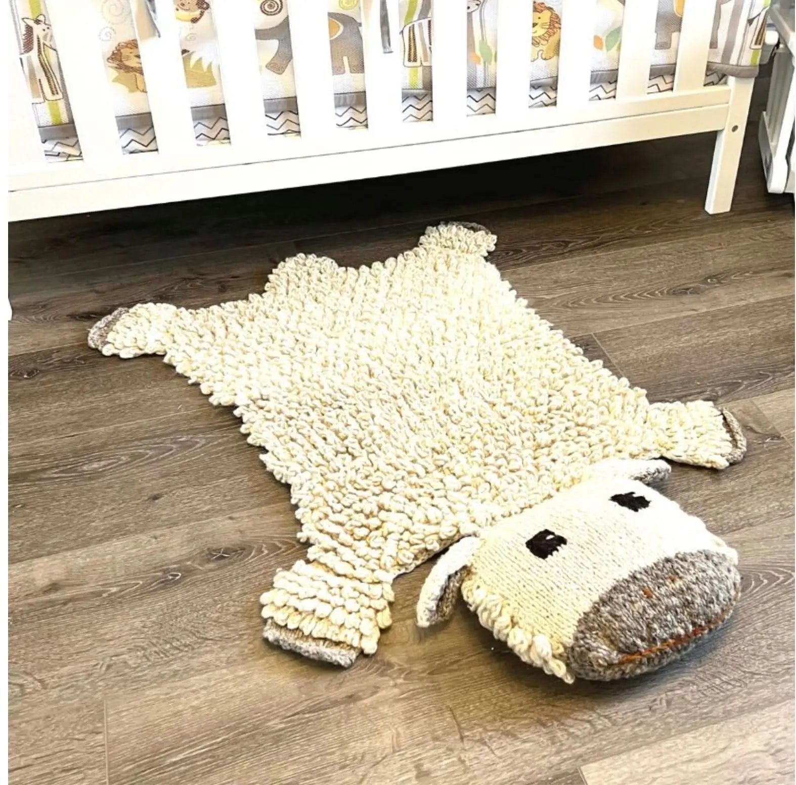 Finn + Emma Organic Wool Play Mat + Nursery Rug | Sheep - 