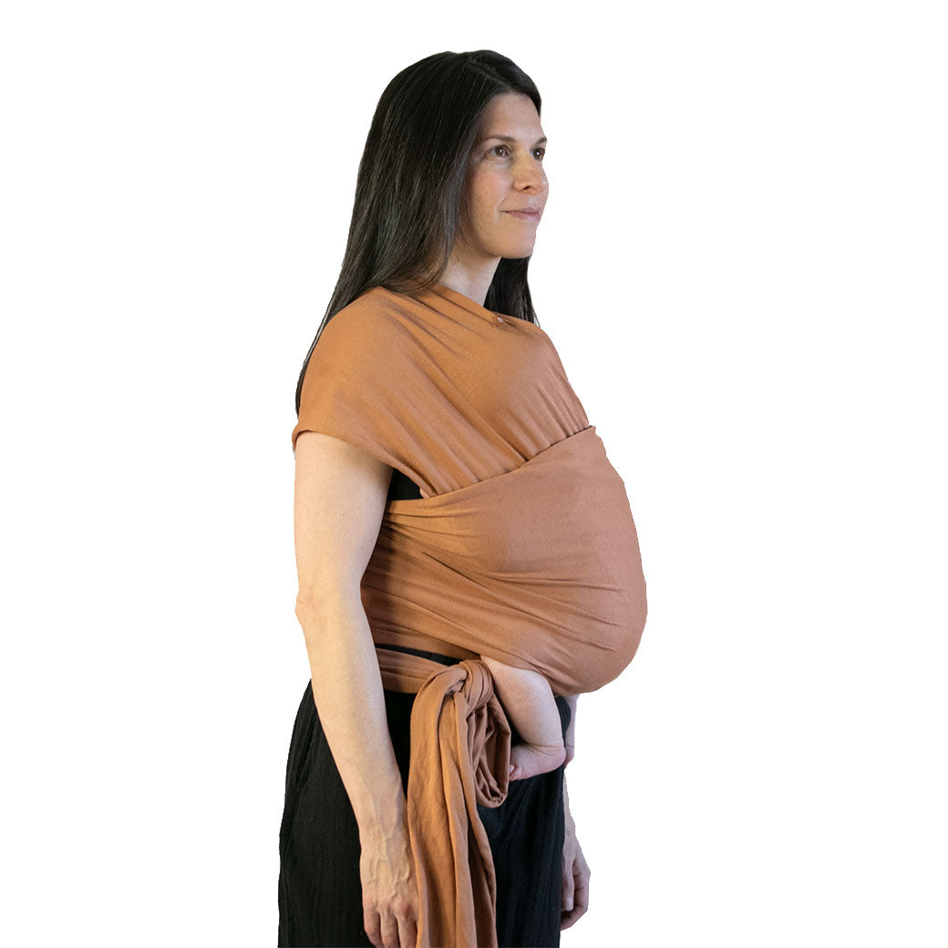 Modern Nursery organic cotton baby wrap, soft, natural, comfortable.
