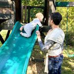 Modern Nursery™ organic cotton baby wrap, soft and breathable.