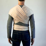 Modern Nursery organic cotton baby wrap, soft & breathable.