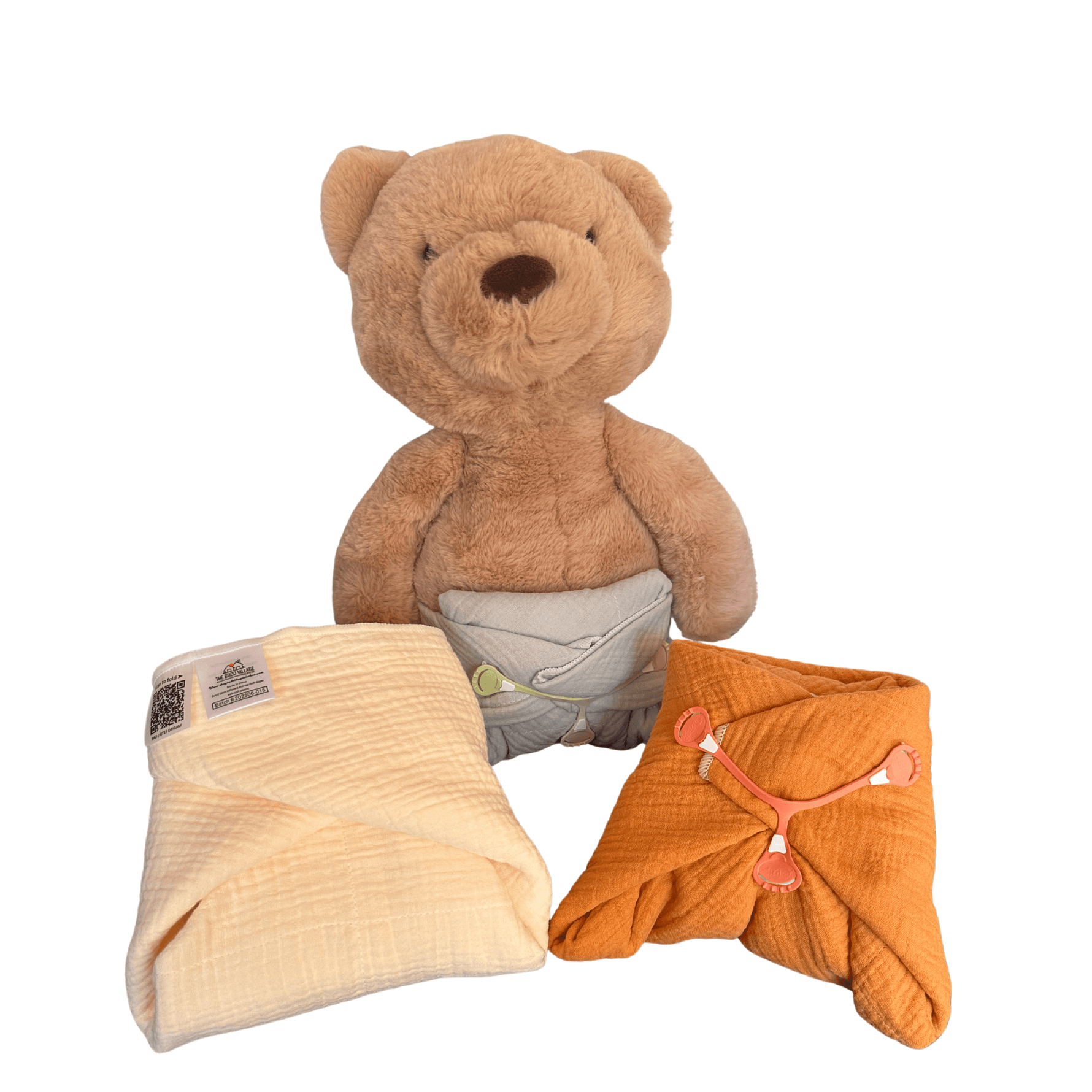 The Good Village Cloth Co. Origami Smart Flat – Driftwood - 