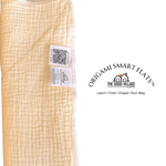 The Good Village Cloth Co. Origami Smart Flat – Driftwood - 