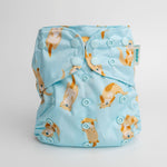Animals and Insects: Essentials Pocket Cloth Diaper with Athletic Wicking Jersey, Grows with your Baby - Everetts Place Boutique - Pocket Diaper