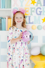 Mila & Rose ® Out of this World 3/4 Sleeve Pocket Twirl Dress - 