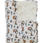 Mebie Baby Outlaw Cowboy Bamboo Fleece Quilt - 