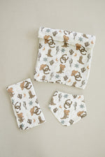 Mebie Baby Outlaw Cowboy Muslin Burp Cloth - 