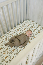 Mebie Baby Outlaw Cowboy Muslin Crib Sheet - 