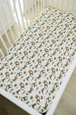 Mebie Baby Outlaw Cowboy Muslin Crib Sheet - 