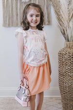 Mila & Rose ® Over the Rainbow S/S Ruffle Tee - 
