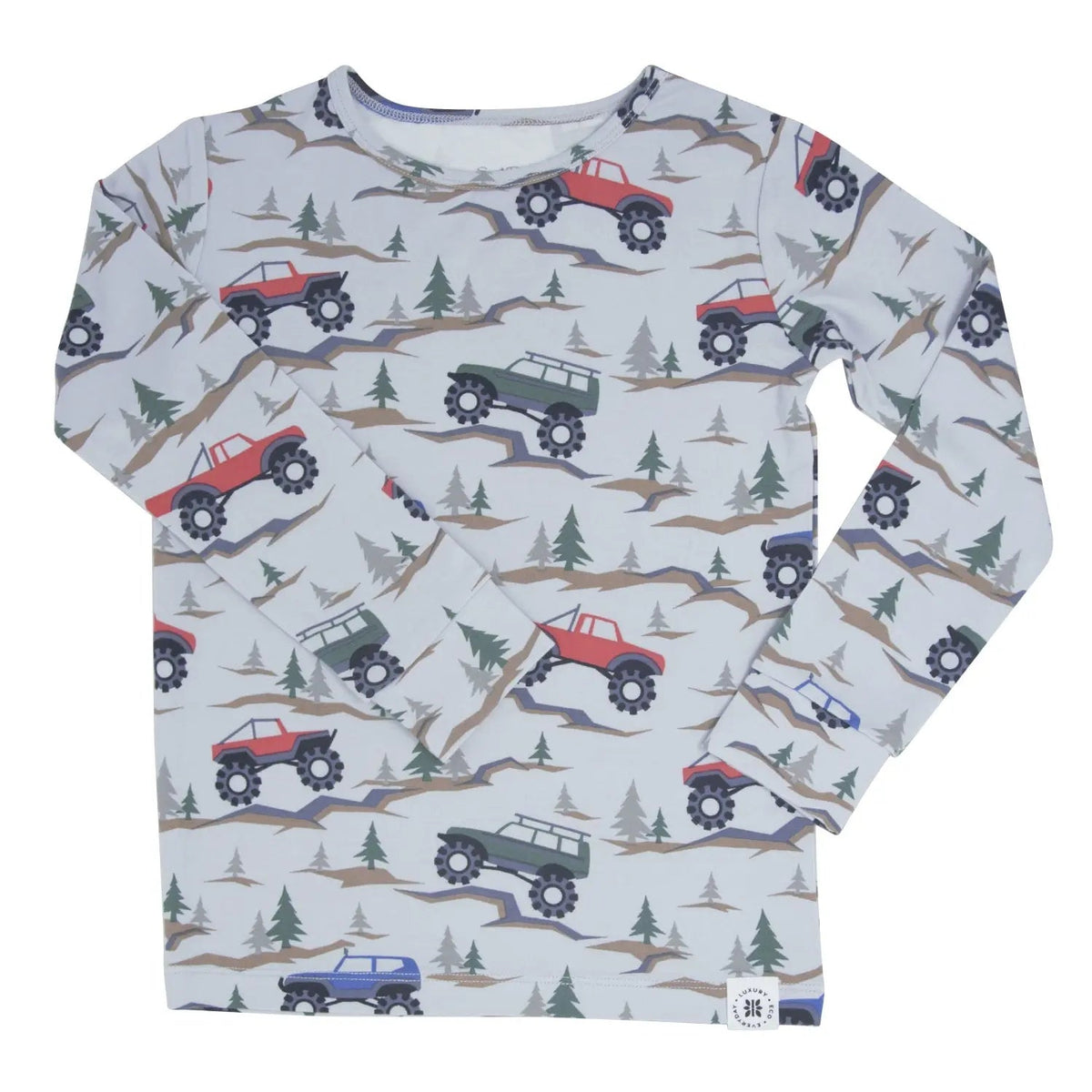 Sweet Bamboo Over the River Big Kid Pajama - 