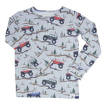 Sweet Bamboo Over the River Big Kid Pajama - 