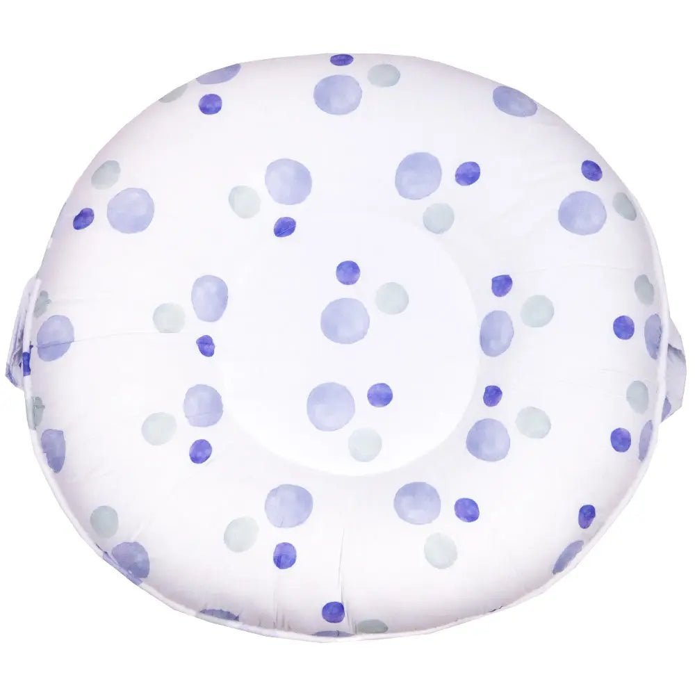 Oxford Denim Floor Cushion with Cozy Support for Kids - Everetts Place