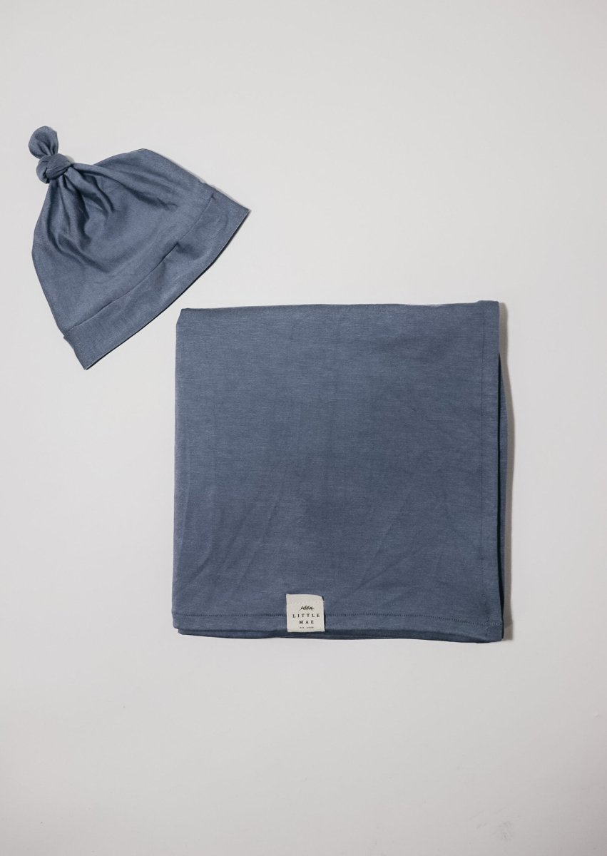 Little Mae & Co Pacific Stretch Swaddle Baby Blanket For Nursing Use - Everetts Place Boutique - 