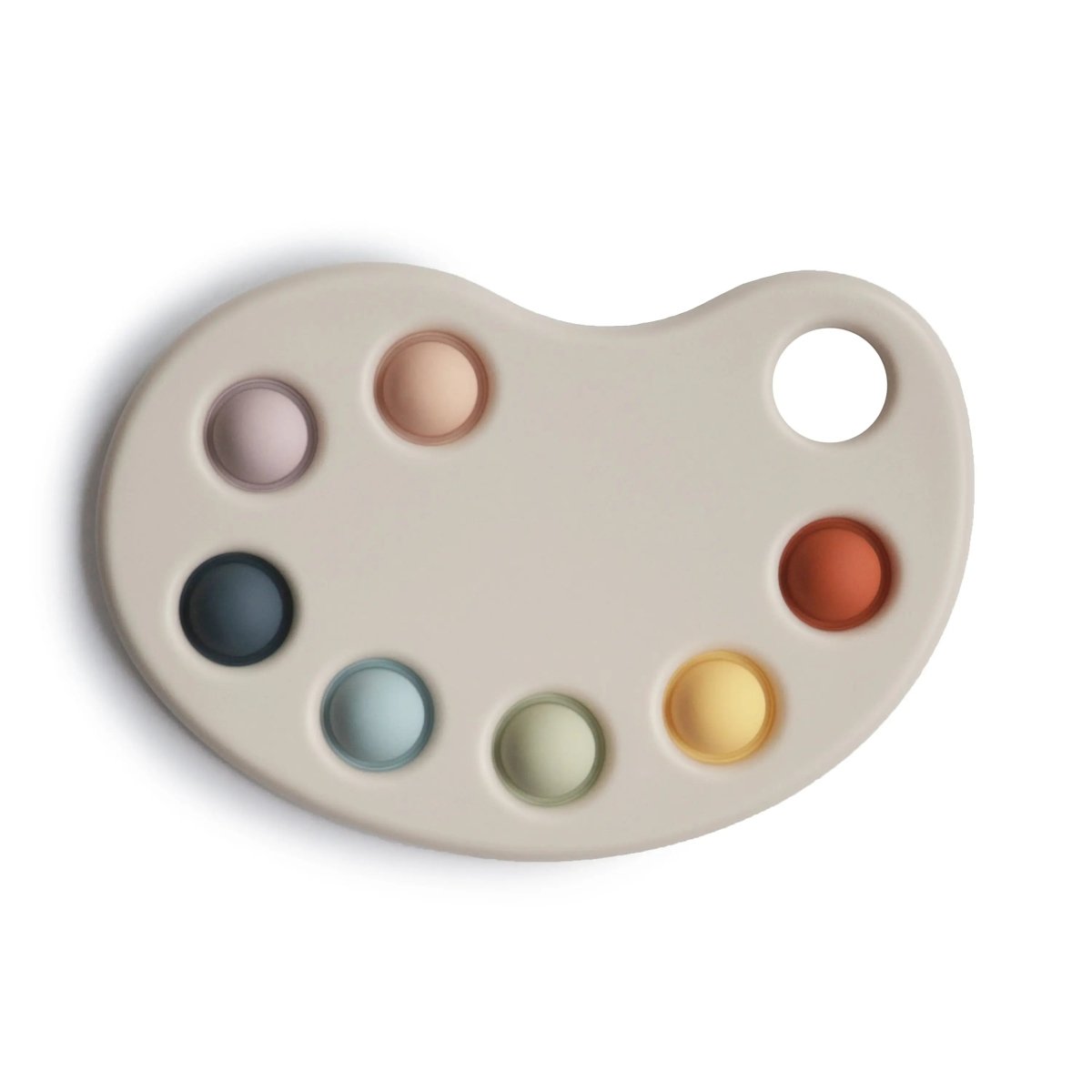 Mushie Paint Palette Press Toy for Sensory Exploration and Fine Motor Skill - Everetts Place Boutique - 