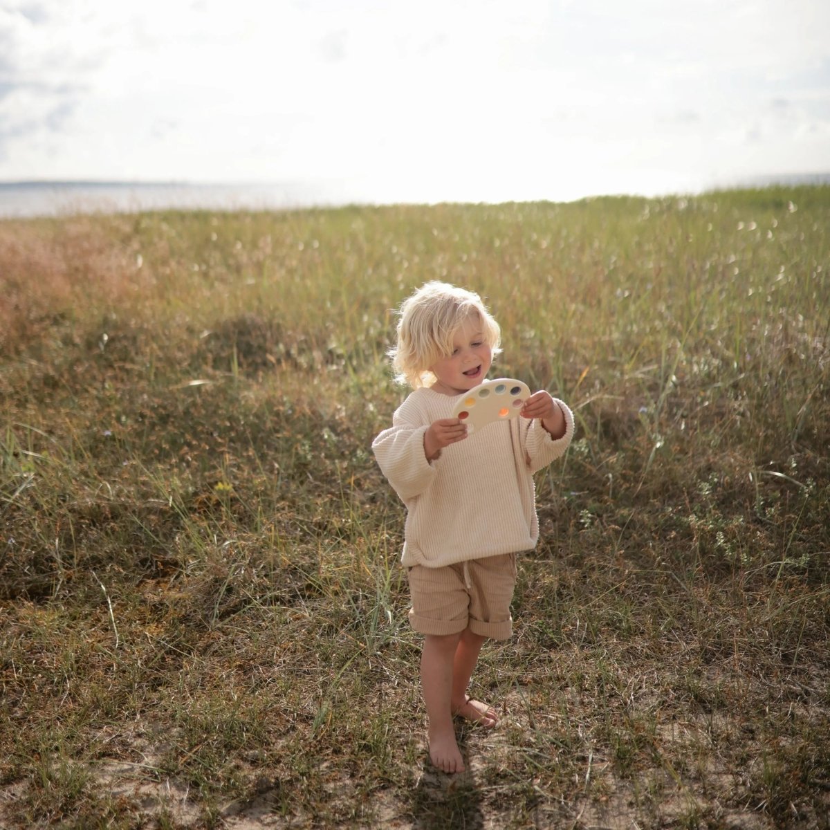 Mushie Paint Palette Press Toy for Sensory Exploration and Fine Motor Skill - Everetts Place Boutique - 