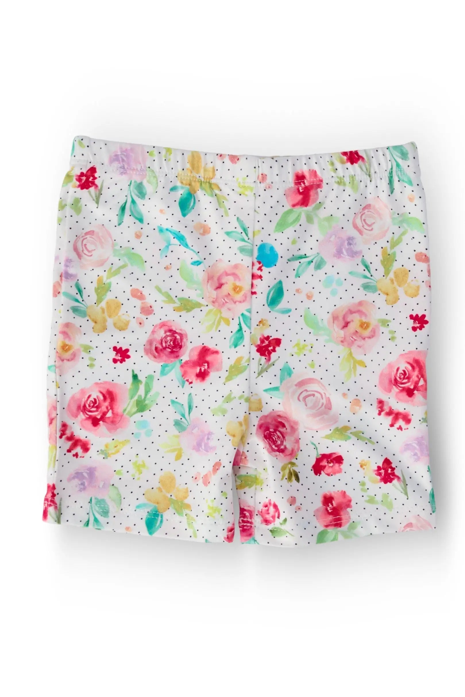 Painted Posies Twirl Shorts - Pink, Baby & Toddler Clothing, Pattern, Geraniums, Skirt | Everetts Place