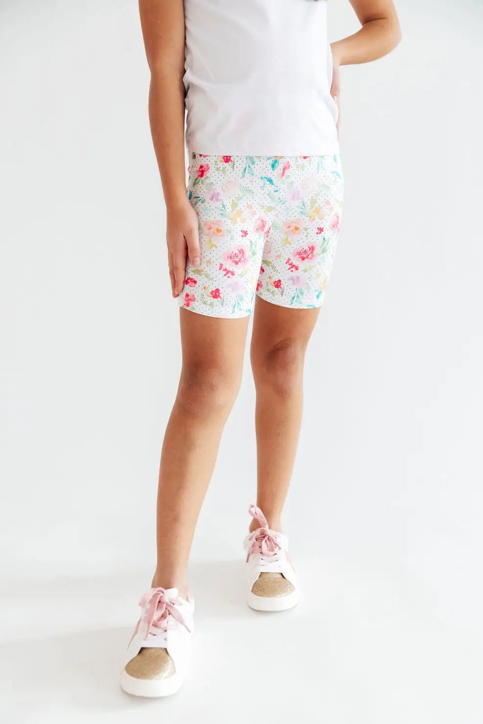 Mila & Rose ® Painted Posies Twirl Shorts - 