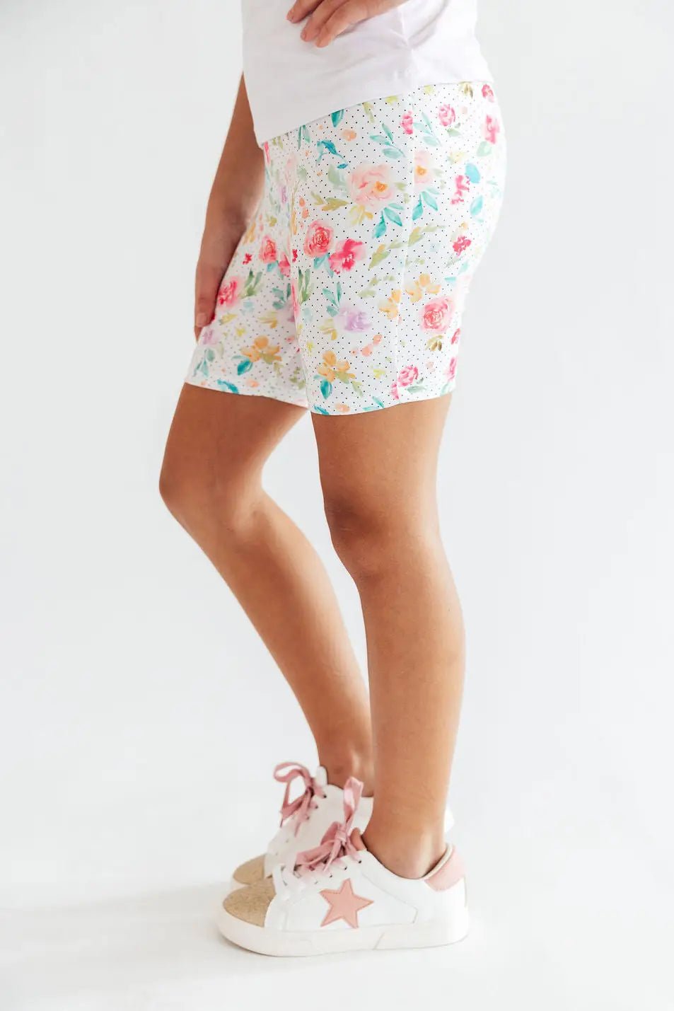 Mila & Rose ® Painted Posies Twirl Shorts - 