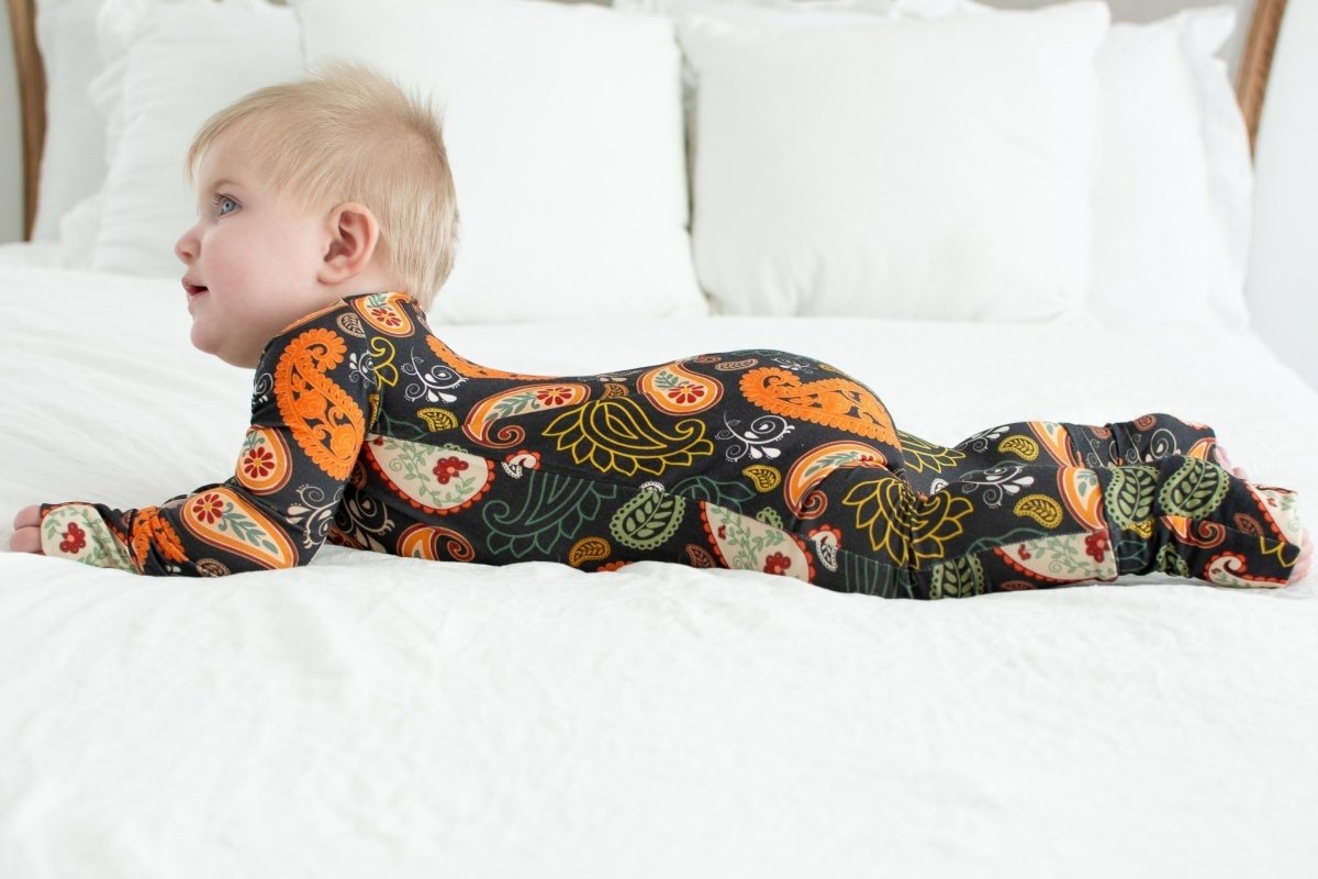 Paisley Bamboo Viscose Zippies with Unmatched Softness for Relaxation - Everetts Place