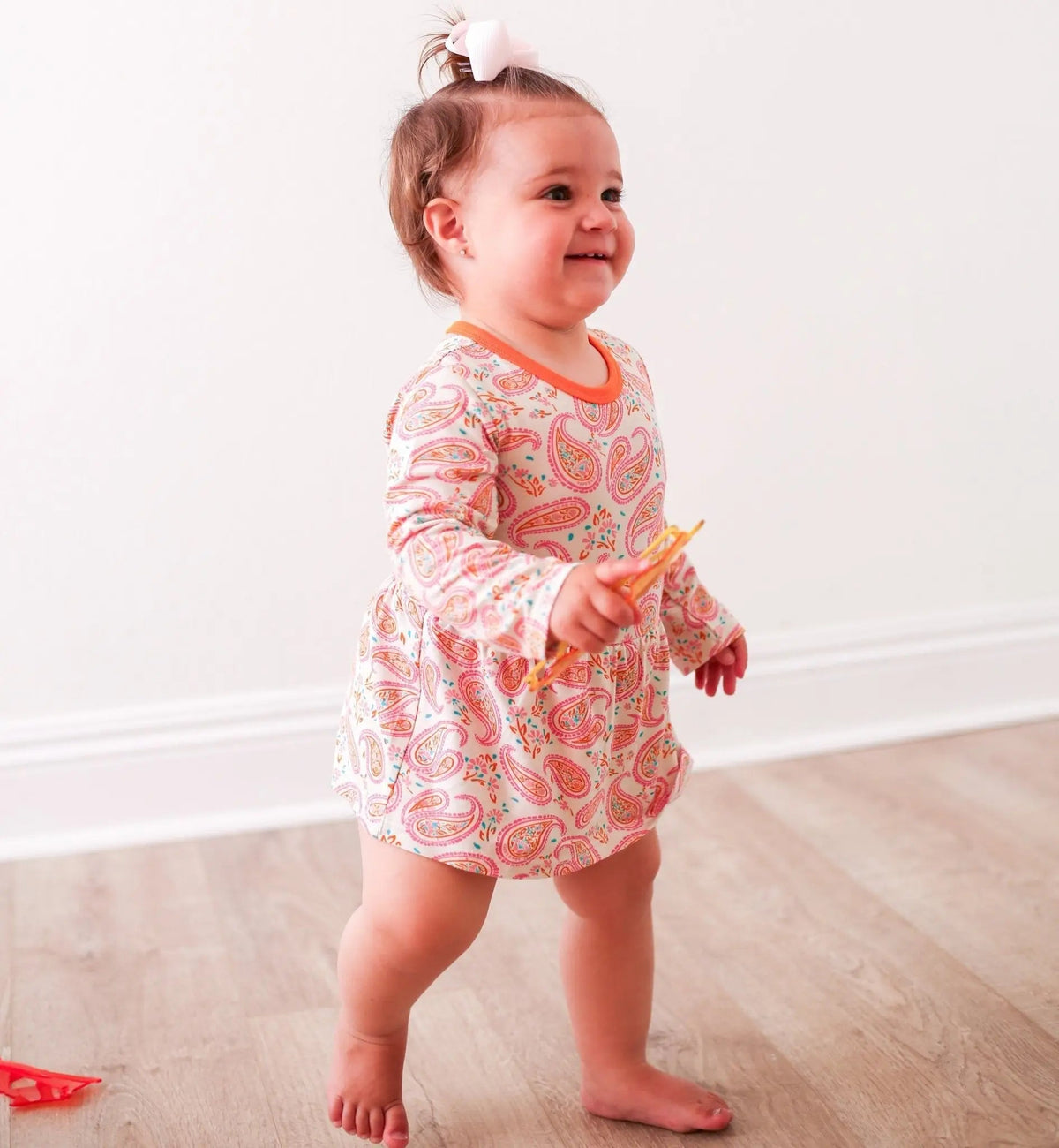 Bestaroo Paisley Bodysuit Dress - 