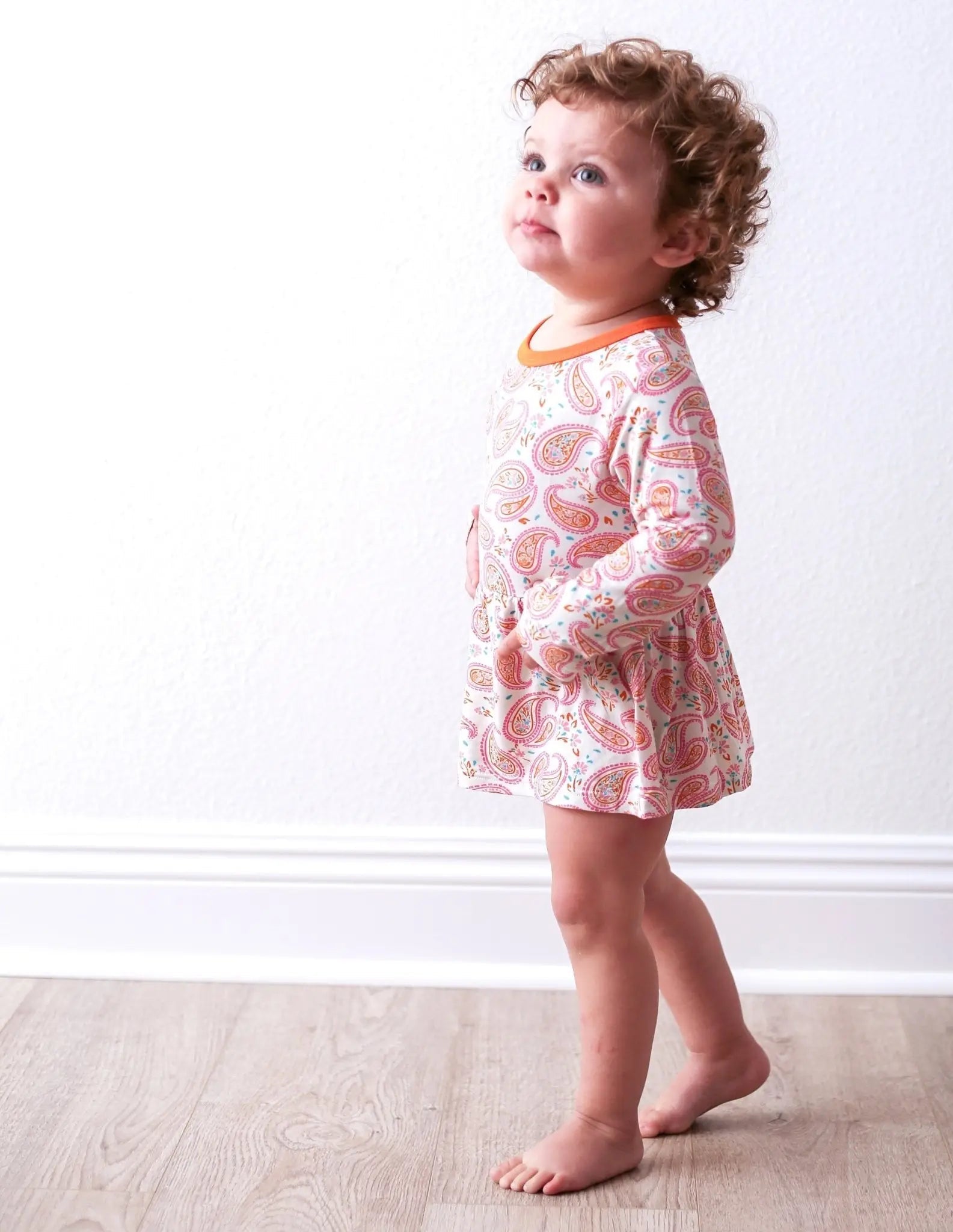 Bestaroo Paisley Bodysuit Dress - 