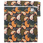 Texas Tushies Paisley Wet Bag Double Zipper Water Resistant Diaper Bag for Modern Parents - Baby & Toddler > Diapering > Diaper Wet Bags Diapers