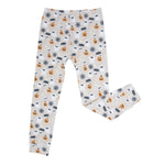 Sweet Bamboo Pajama Set with Ghosts and Pumpkins - 