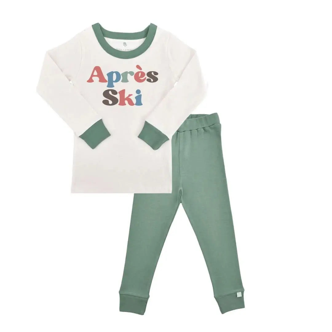Finn + Emma pajamas | apres ski green - 