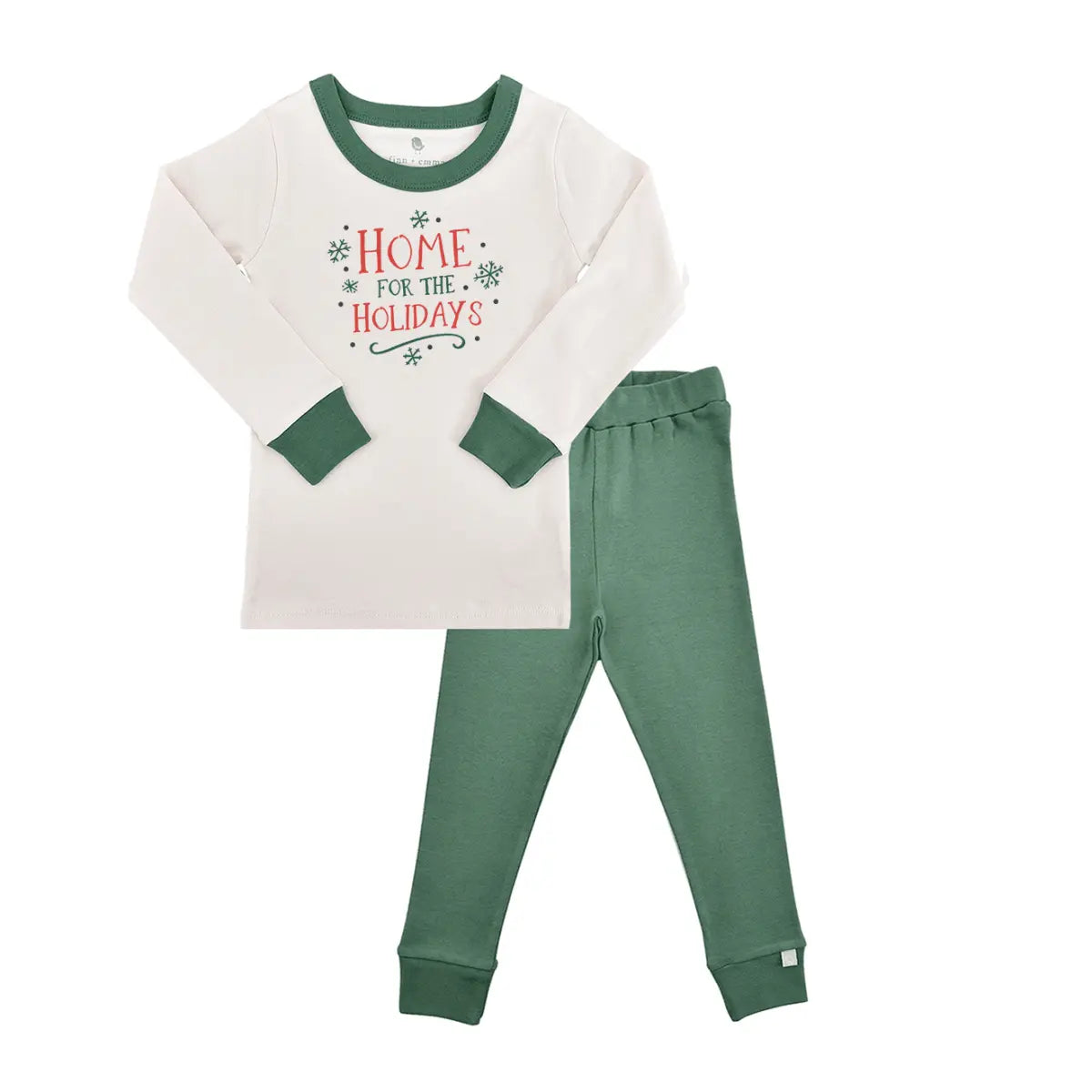 Finn + Emma pajamas | home for the holidays pine green - 