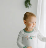 Finn + Emma pajamas | believe green - 
