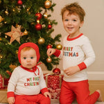 Finn + Emma pajamas | my first christmas (baby) - 