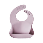 Silicone Baby Bib, Polka Dot Print by Mushie