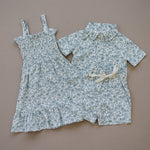 Mebie Baby Palm Tree Linen Dress for Baby by Mebie Baby Resort Wear - 