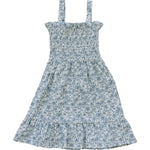 Mebie Baby Palm Tree Linen Dress for Baby by Mebie Baby Resort Wear - 