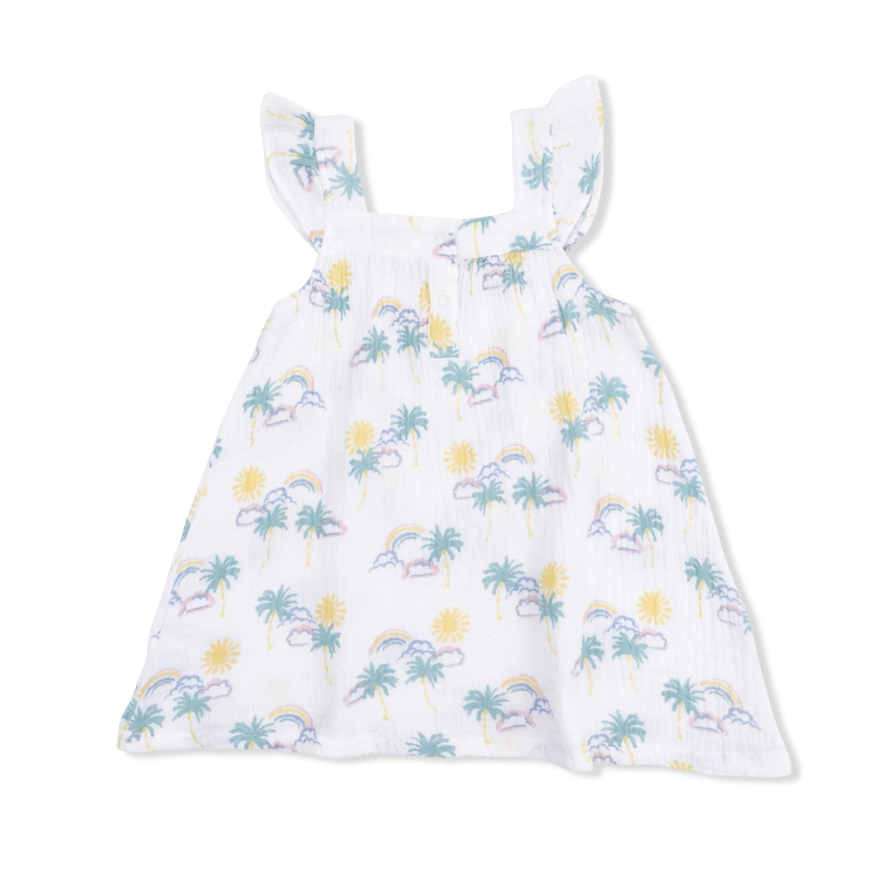 Angel Dear Palm Trees and Rainbows - Sundress and Bloomer - 