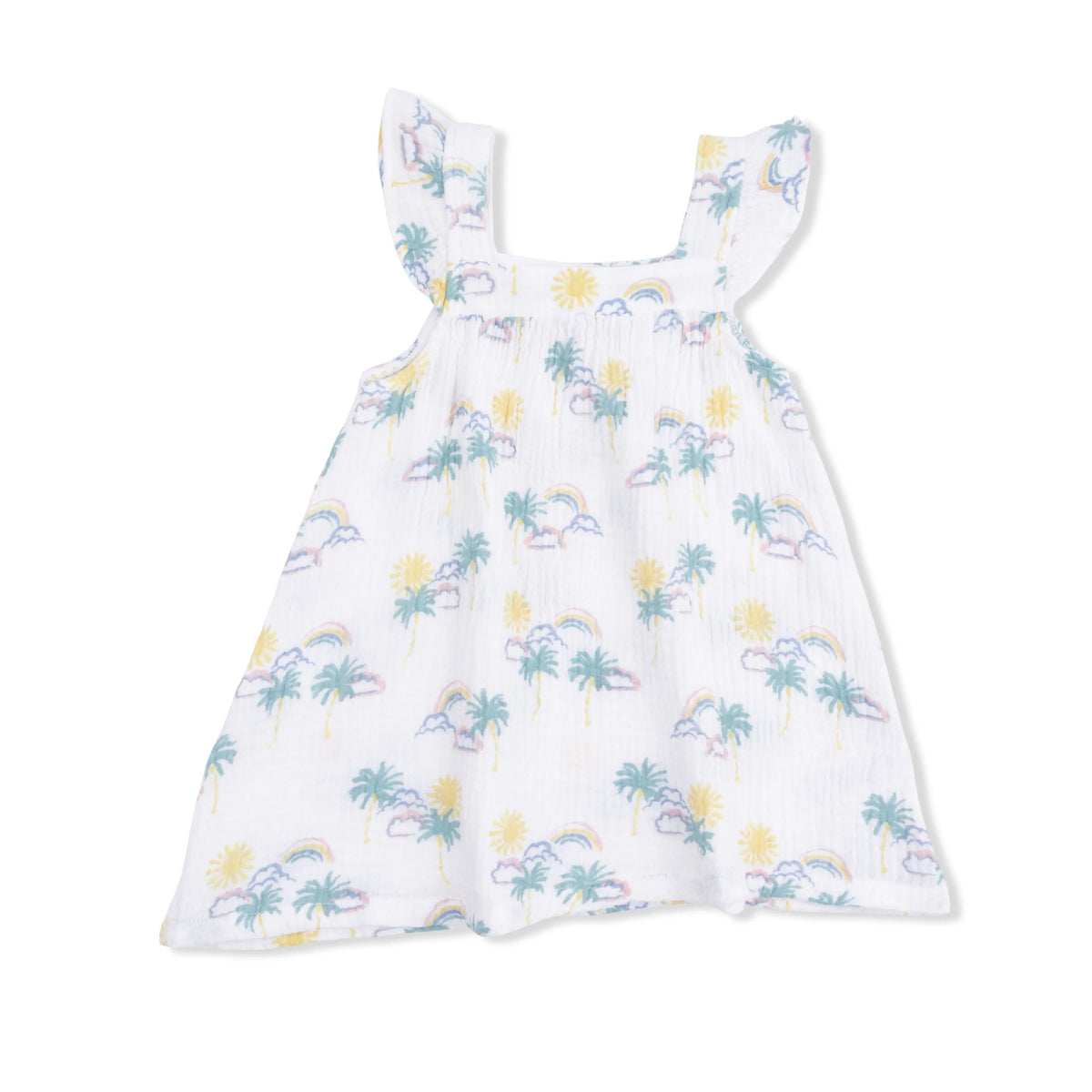 Angel Dear Palm Trees and Rainbows - Sundress and Bloomer - 