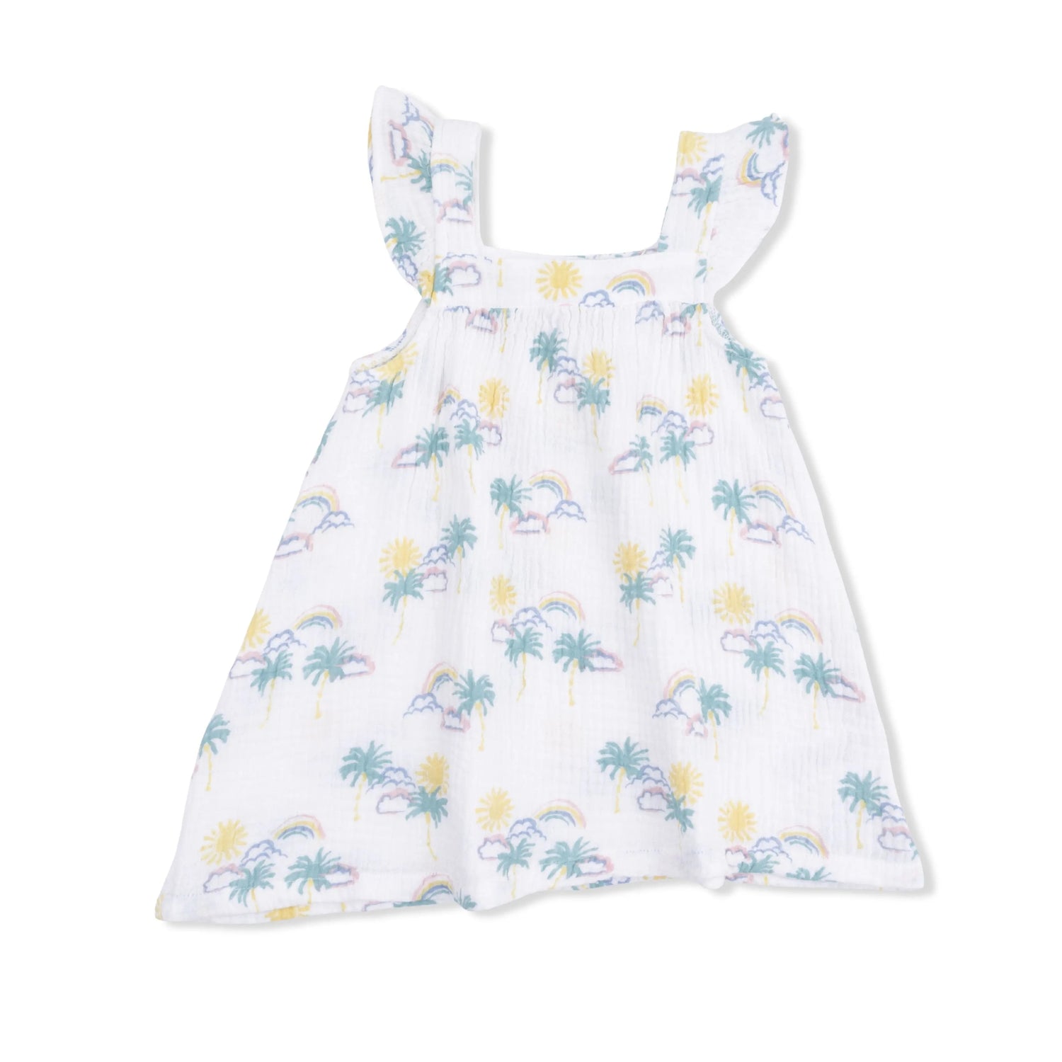 Angel Dear Palm Trees and Rainbows - Sundress and Bloomer - 